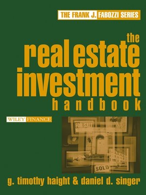 cover image of The Real Estate Investment Handbook